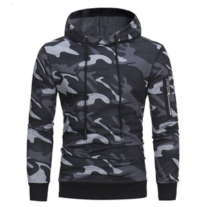 Bolubao New Men Hoodies Sweatshirt Brand Autumn Military Camouflage Hooded Sportswear Casual Jacket Male Pullover Coat M-3XL