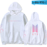 BTS kpop Love Yourself Harajuku Cap Sweatshirt Bangtan boys Fashion Hoodies 2017 Women and men winter k-pop Clothes XXS To 4XL