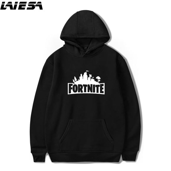 LIESA Fortnite Hoodie Sweatshirt for Women Men Hooded Pullover Oversized 4XL Hoodies Streetwear Hip Hop Male Sweatshirts Letter